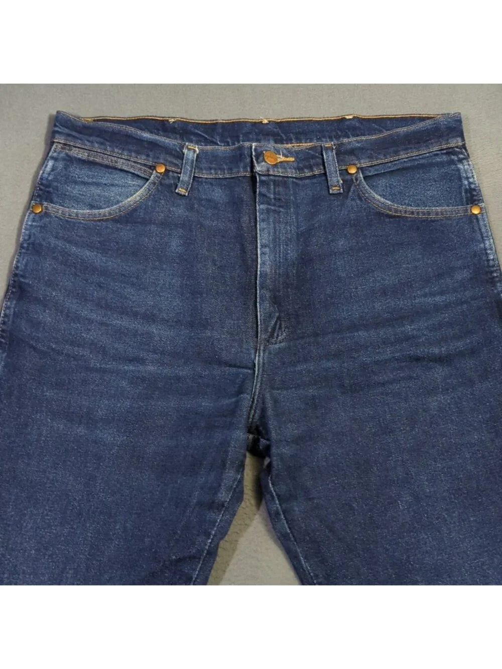 Wrangler Jeans Men's 36x32 Fits 36x31 Blue 937STR Slim Fit Cowboy Rodeo